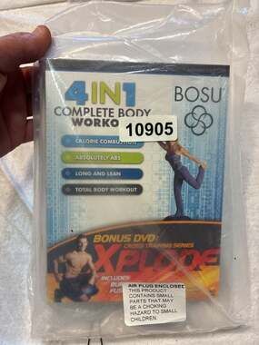BOSU 4-in-1 Complete Body Workout DVD with Bonus Xplode DVD